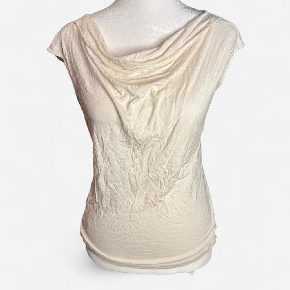 Ann taylor cream cowl neck